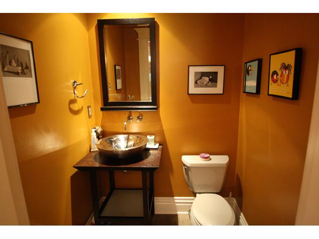 First floor half bath