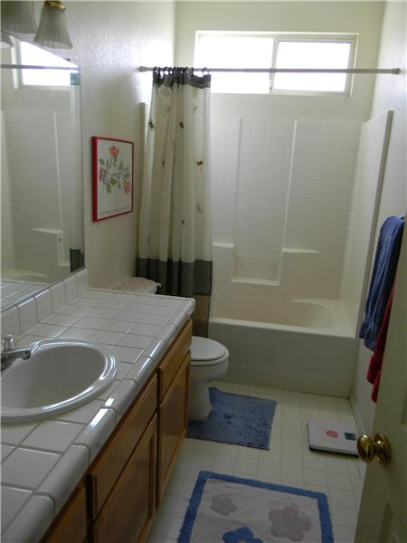 Guest/Main bathroom is nice sized