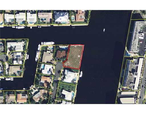 Bird's Eye view of the Point Lot in Pompano Beach Florida.