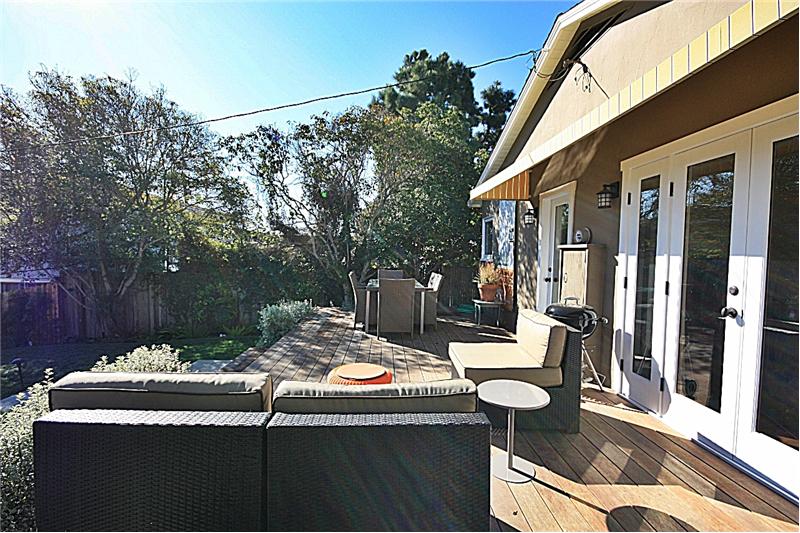 View of the deck