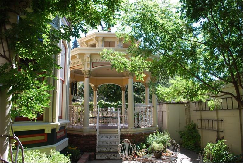 Matching Gazebo with Amazing Overhead Lighting