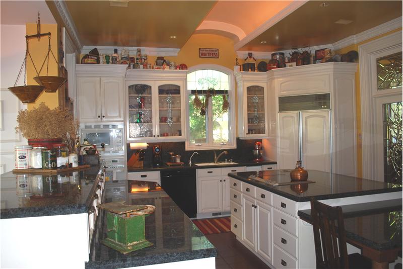 Granite Kitchen Countertops & Bulit in Sub Zero Fridge