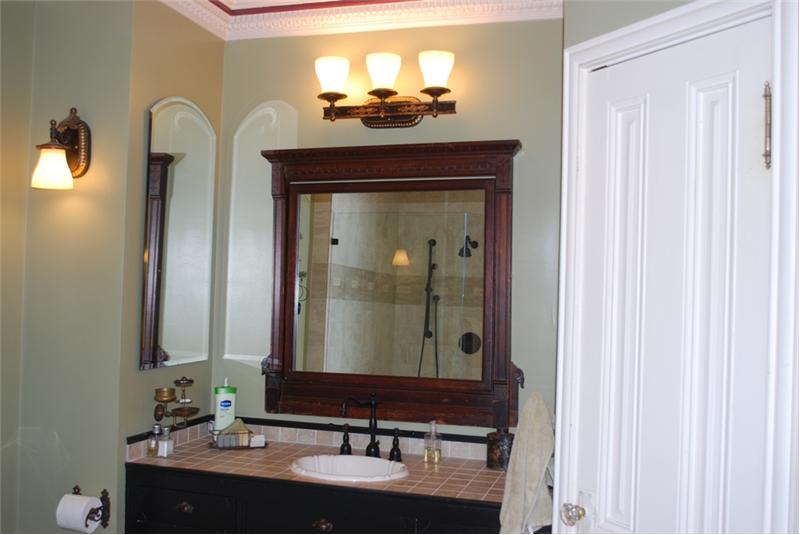 Master Bathroom Remodeled with Rustic Vanity