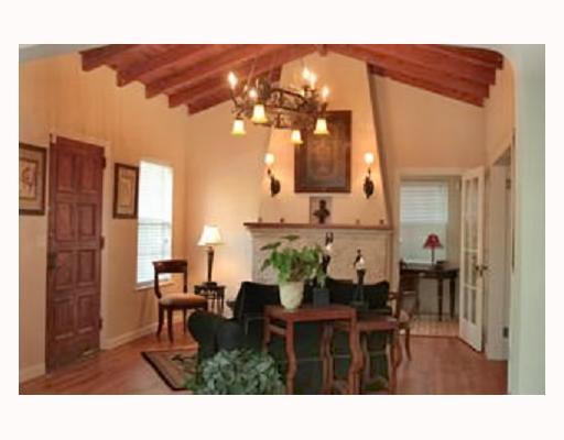 Living Room with Vaulted Beamed Ceilings