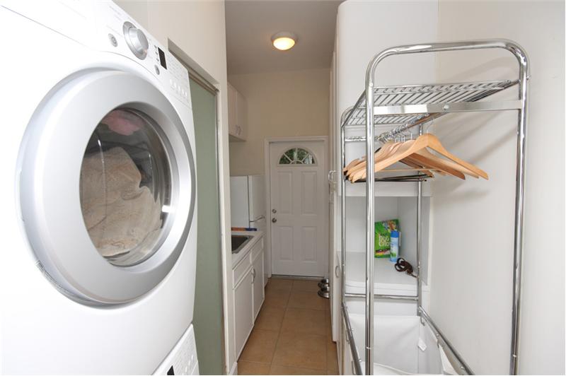 HUGE Laundry room with separate entrance