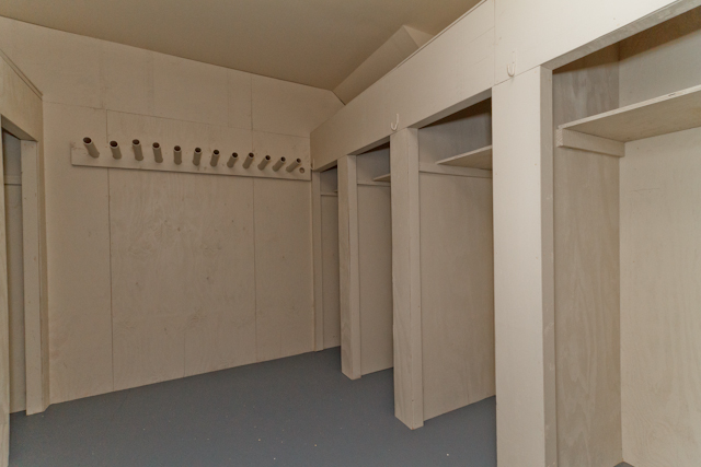 Tack Room with lockers