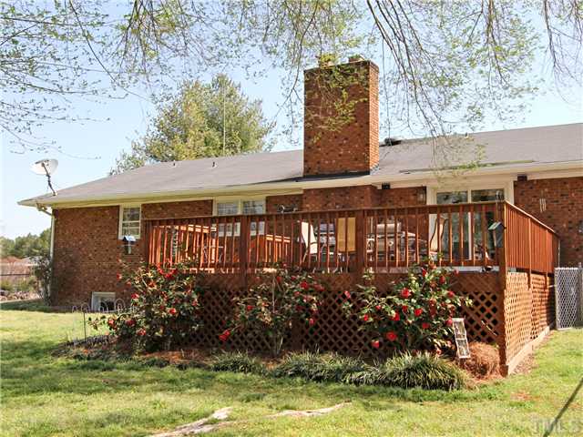 REAR OF THE HOME