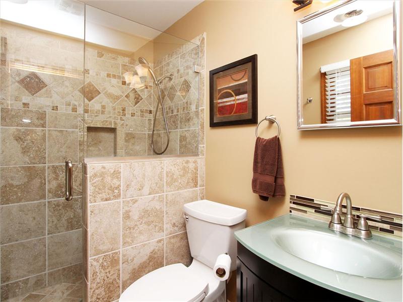 MASTER BATHROOM IS UPDATED AND REMODELED