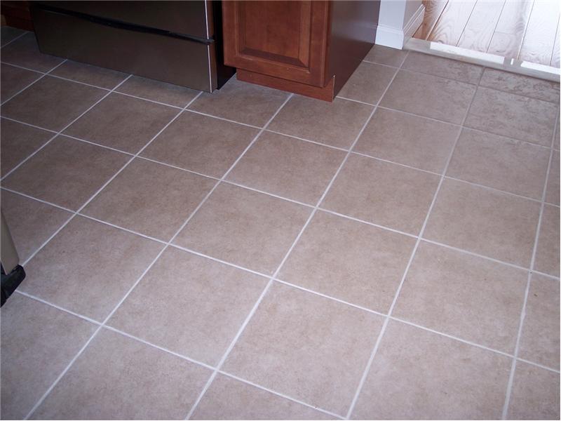 Tile kitchen floor