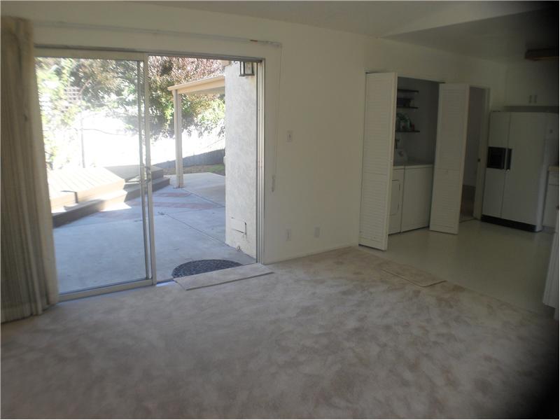 Laundry area/Backyard