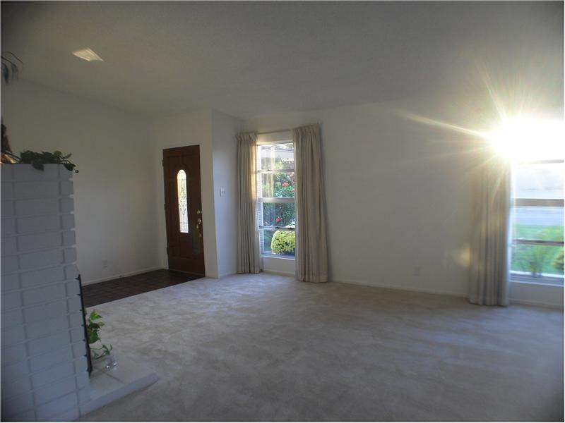 Afternoon sun in living room