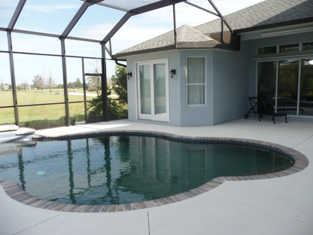Pool Area looking back at house