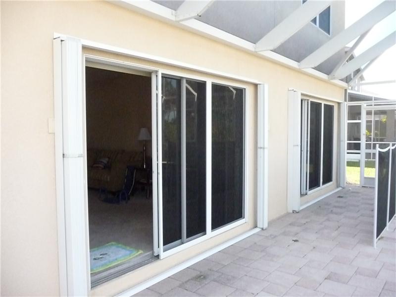 sliding glass doors with hurricane shutters