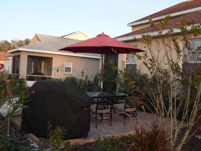 View of back patio